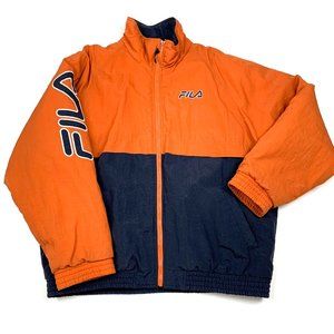 Vtg 90s FILA Retro Colorblock Jacket XL